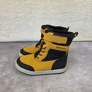 Merrell MK268085 Snow Quest Lite 3.0 Waterproof Winter Boots Yellow Black 3M